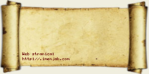 Željka Adamović vizit kartica